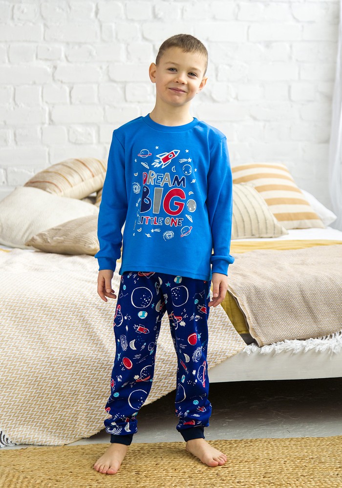 Пижама для мальчика интерлок 00002460, 86-92 см, 2 года