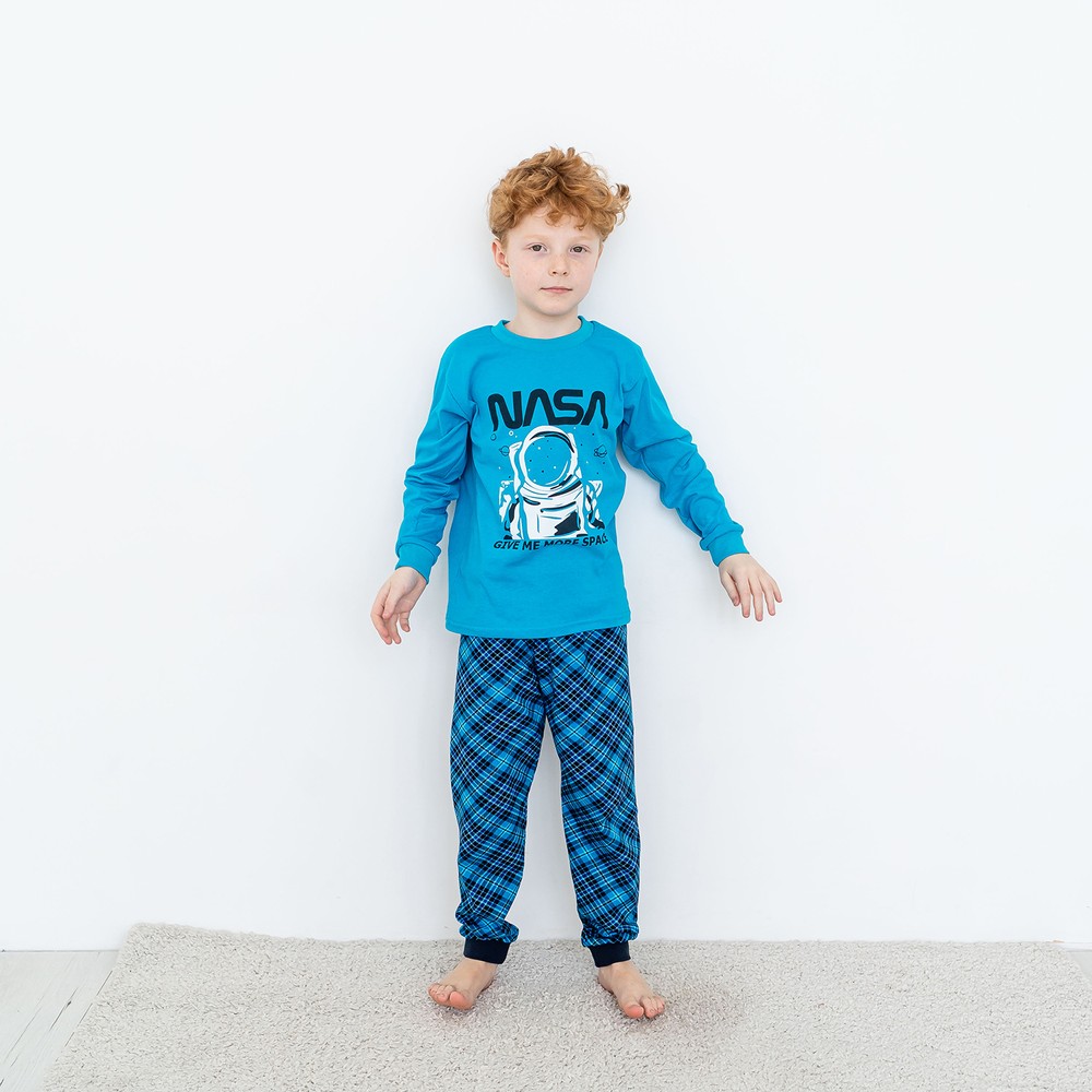 Пижама для мальчика с длинным рукавом 00003442, 134-140 см, 8-9 лет