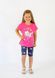 Комплект для девочки на лето футболка и велосипедки 00000281, 86-92 см, 2 года