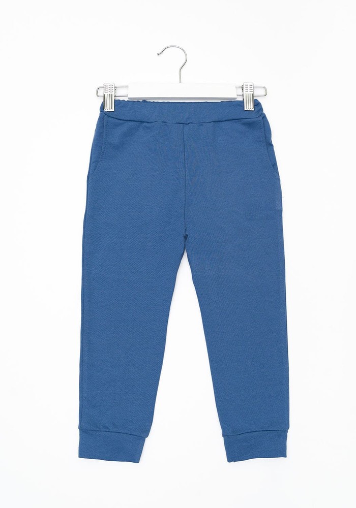 Штаны для мальчика с карманами синие 00001551, 98-104 см, 3-4 года