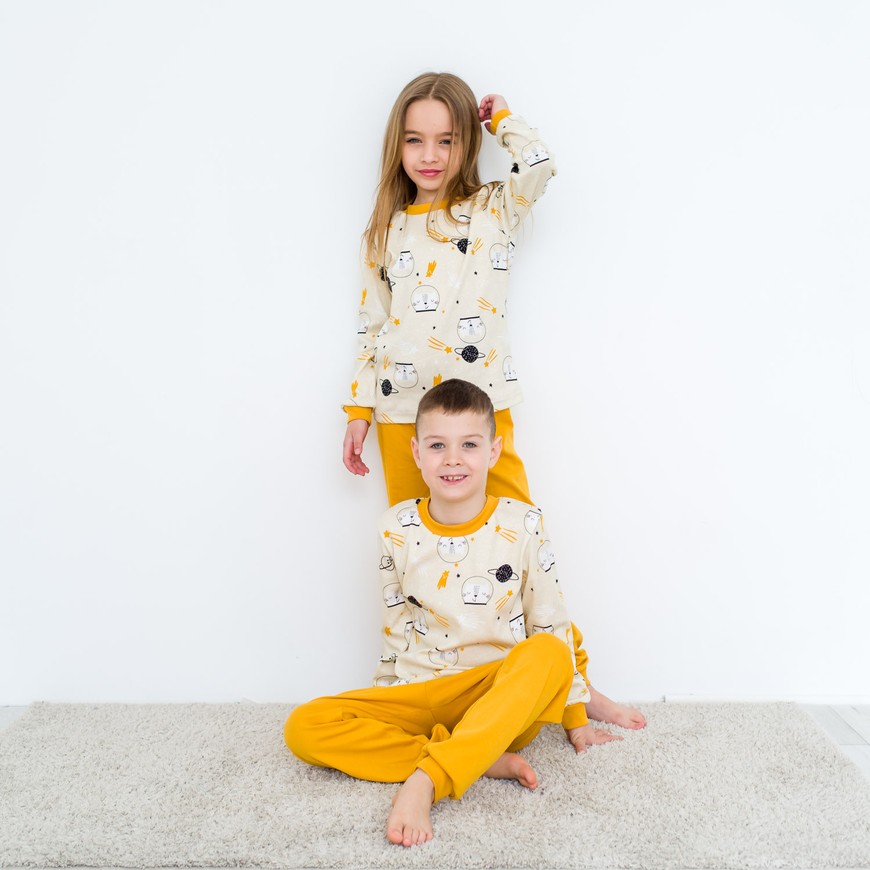 Пижама детская интерлок 00003053, 98-104 см, 3-4 года