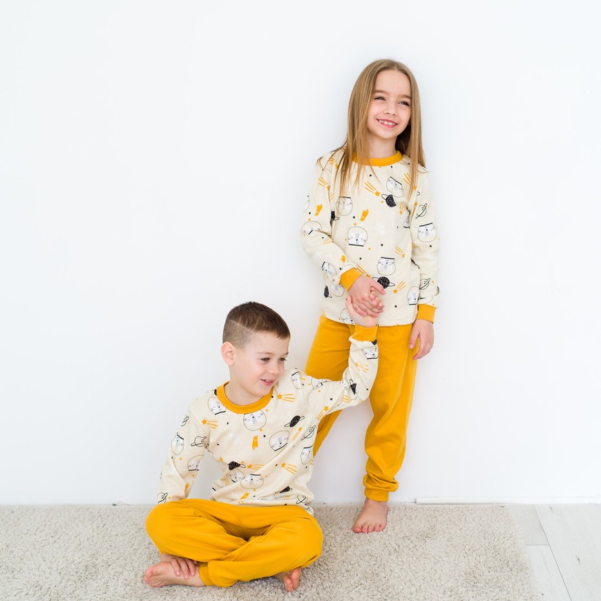 Пижама детская интерлок 00003053, 98-104 см, 3-4 года