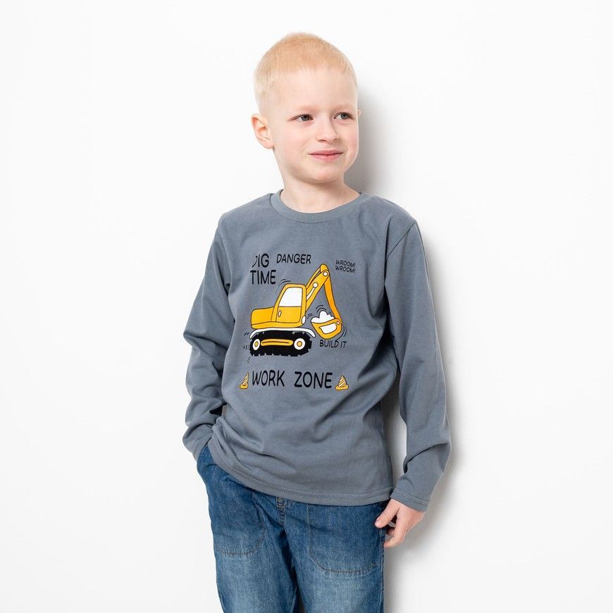 Лонгслив для мальчика 00004180, 122-128 см, 6-7 лет