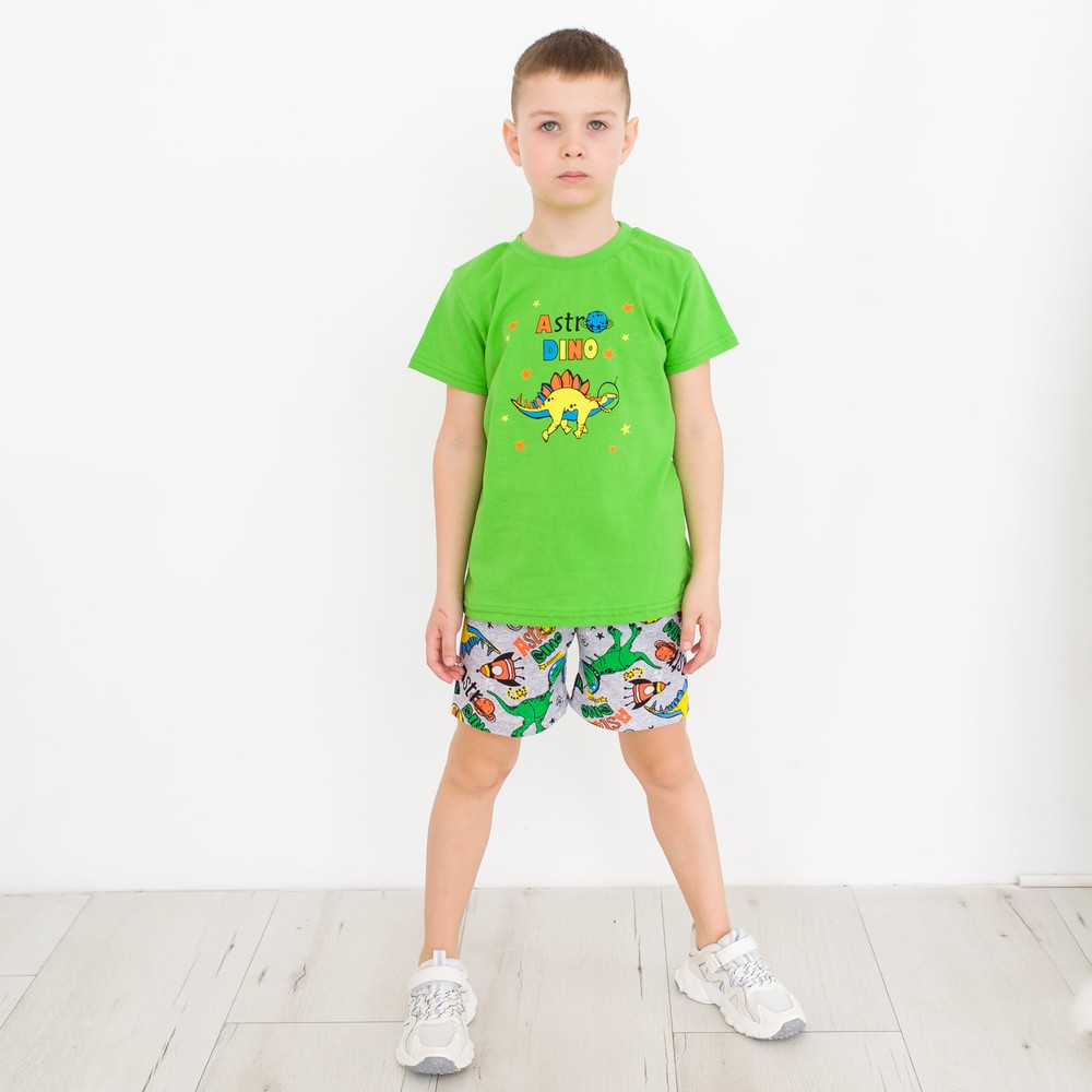 Комплект для мальчика на лето футболка и шорты 00002869, 86-92 см, 2 года