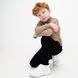 Штани для хлопчика теплі трьохнитка з начосом чорні 00003214, 110-116 см, 5 років