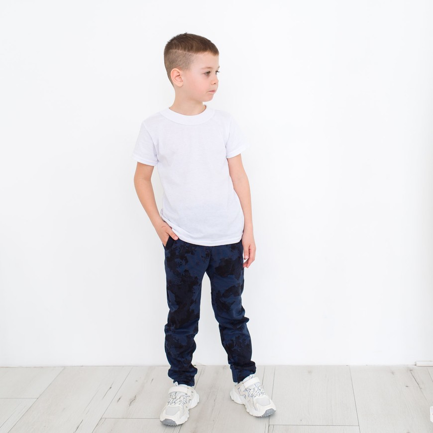 Штани для хлопчика з карманами двонитка 00002930, 122-128 см, 6-7 років