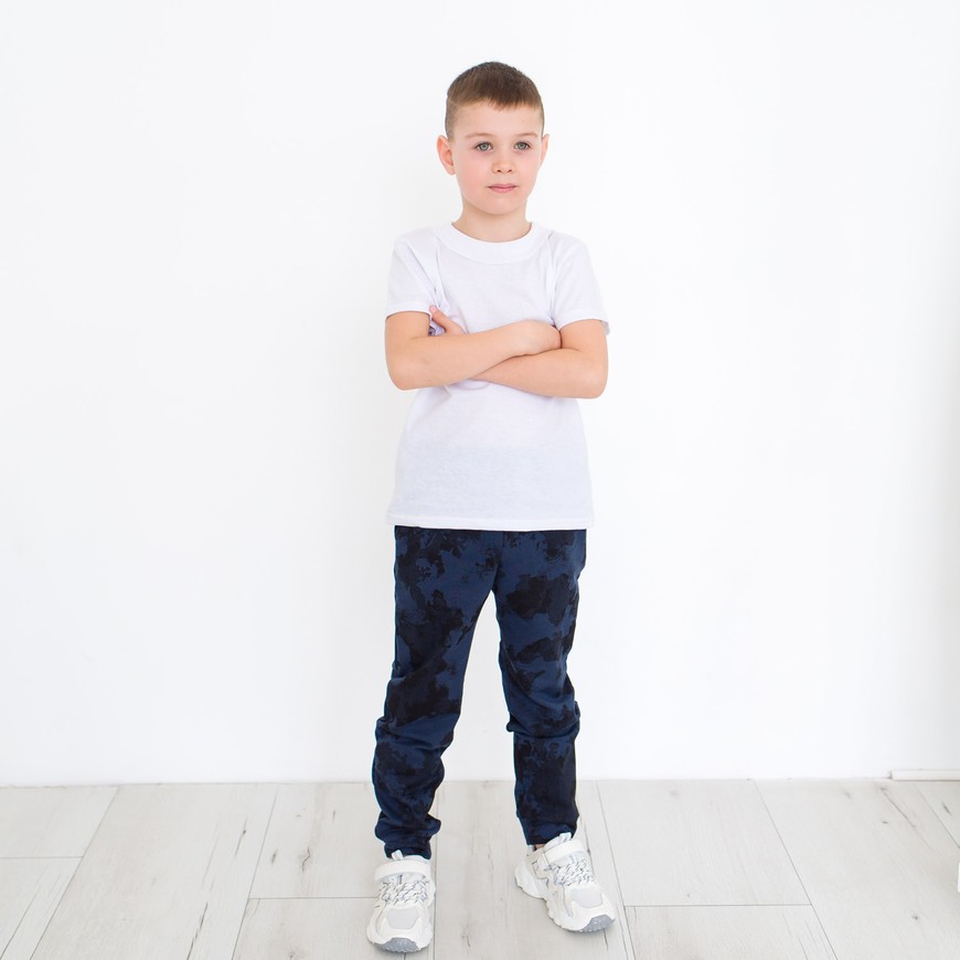 Штани для хлопчика з карманами двонитка 00002930, 86-92 см, 2 роки