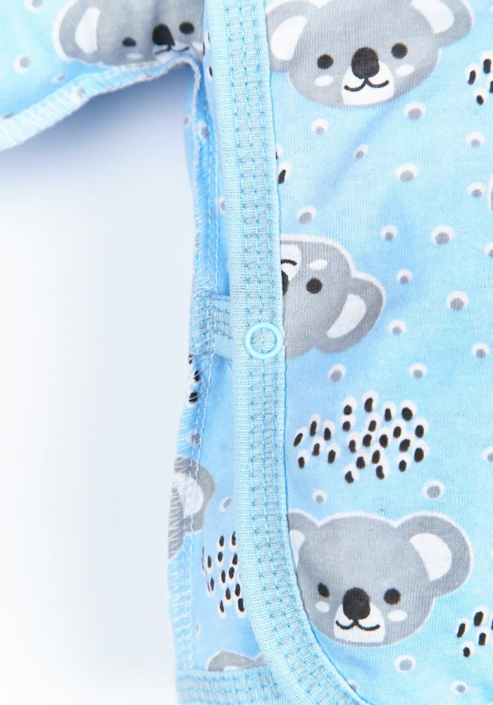 Комплект для новонародженого хлопчика сорочка, повзунки і чепчик 00000809, 56-62 см, 1-3 місяці