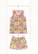Пижама для девочки летняя майка и шорты 00001222, 98-104