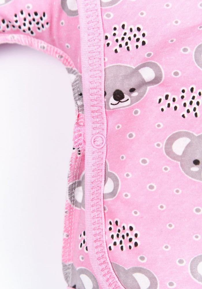Комплект для новонародженої дівчинки сорочка, повзунки і чепчик 00000810, 56-62 см, 1-3 місяці