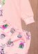 Піжама для дівчинки рожева інтерлок 00002464, 86-92 см, 2 роки