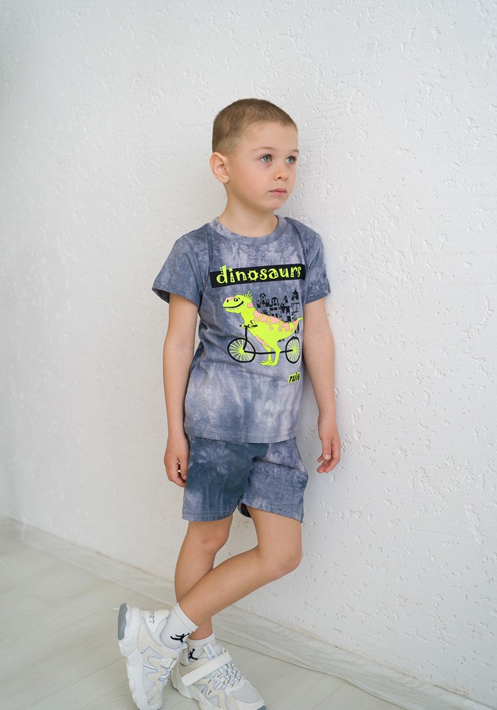 Комплект для хлопчика на літо футболка і шорти 00002169, 86-92 см, 2 роки