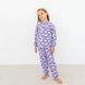 Пижама для девочки теплая флисовая 00003062, 134-140 см, 8-9 лет