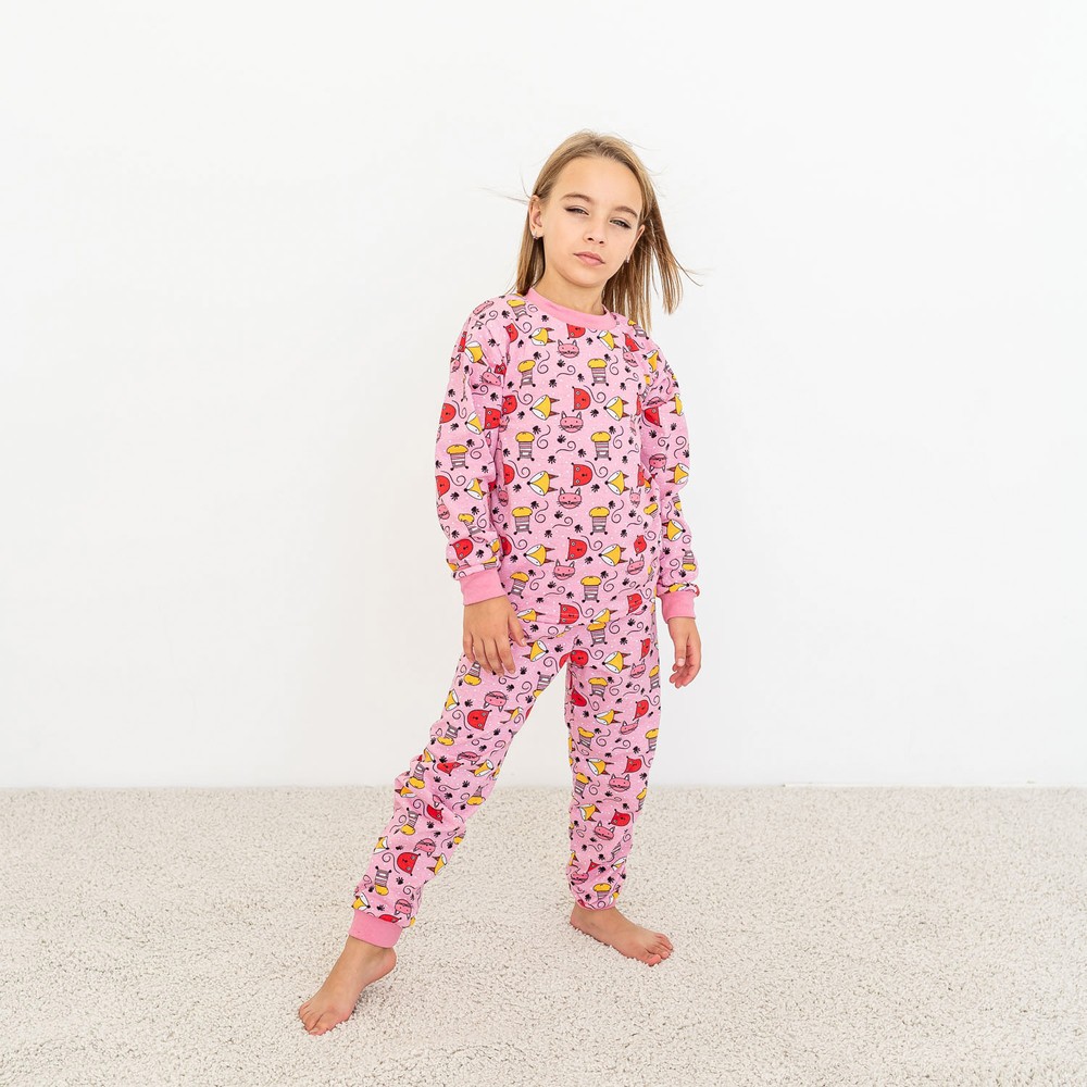 Пижама для девочки кулир 00002806, 98-104 см, 3-4 года
