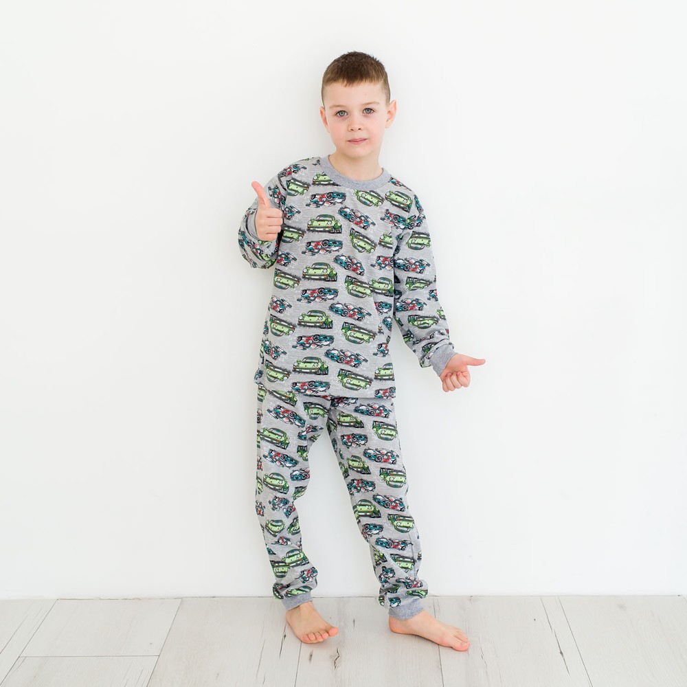 Пижама для мальчика кулир 00002804, 86-92 см, 2 года