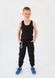Штани для хлопчика чорні 00000074, 122-128 см, 6-7 років