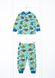 Пижама для мальчика теплая с начесом 00001051, 74-80