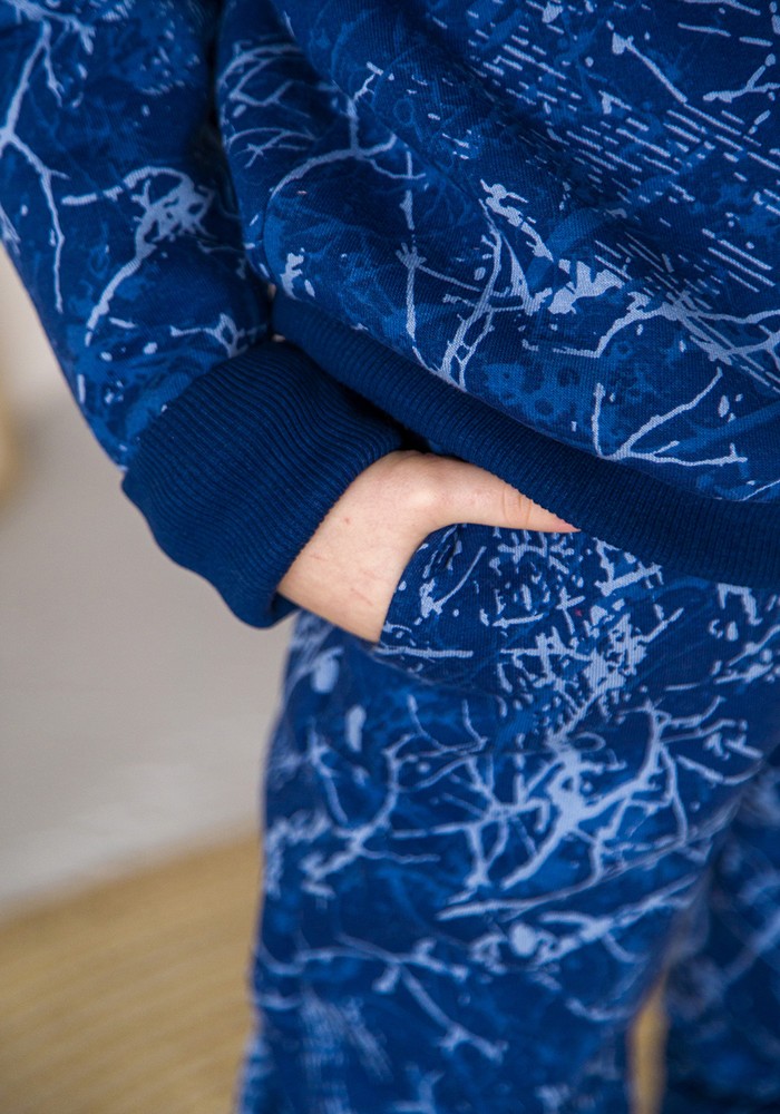 Костюм для хлопчика кофта і штани трьохнитка з начосом 00003236, 98-104 см, 3-4 роки
