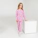 Пижама для девочки теплая с начесом 00003248, 134-140 см, 8-9 лет