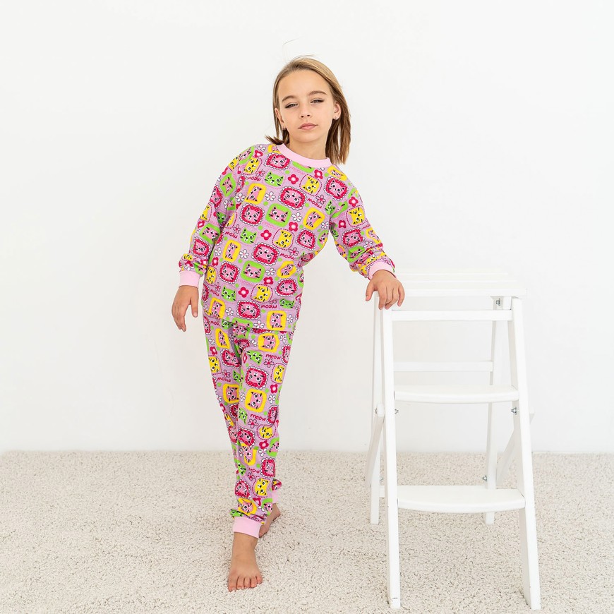 Пижама для девочки кулир 00002808, 86-92 см, 2 года