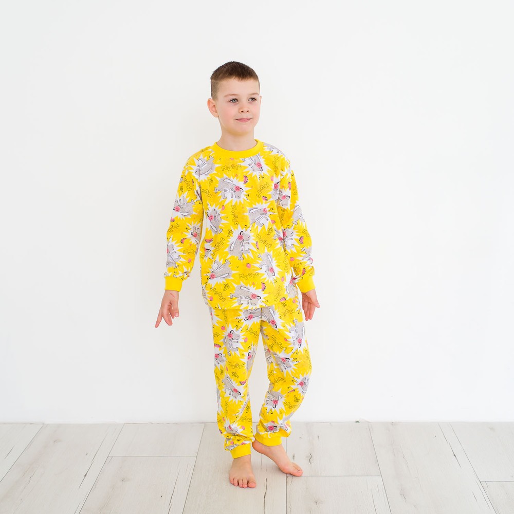 Пижама для мальчика кулир 00002810, 86-92 см, 2 года