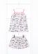 Пижама для девочки майка и шорты 00000953, 98-104 см, 3-4 года