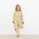 Пижама для девочки теплая с начесом 00003237, 86-92 см, 2 года