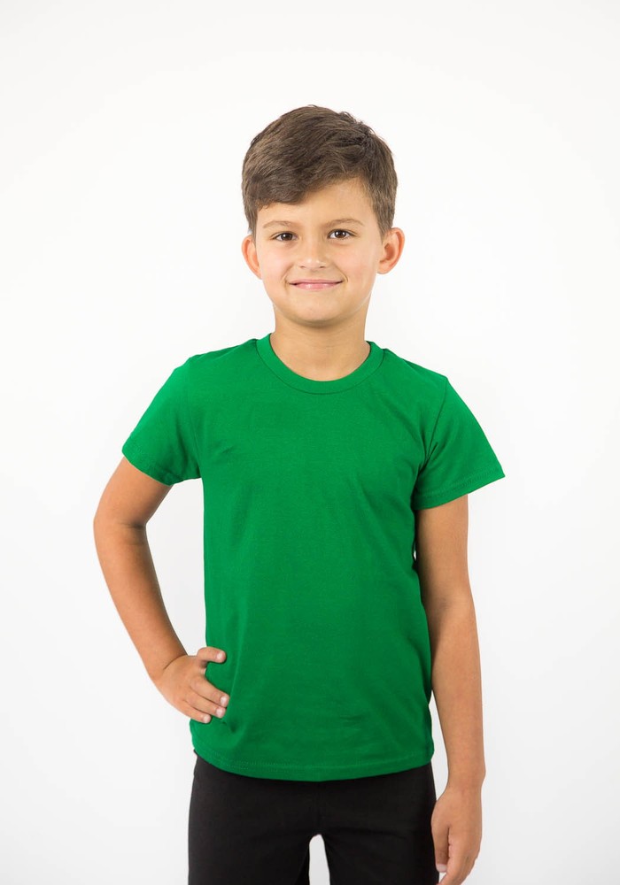 Футболка дитяча однотонна зелена 00000350, 86-92 см, 2 роки