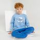 Пижама для мальчика теплая с начесом 00003254, 86-92 см, 2 года