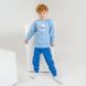 Пижама для мальчика теплая с начесом 00003254, 122-128 см, 6-7 лет