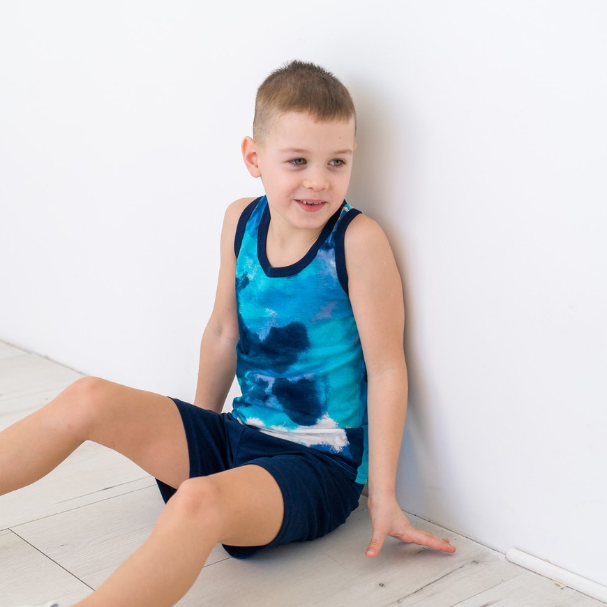 Комплект для хлопчика на літо майка і шорти 00002356, 98-104 см, 3-4 роки
