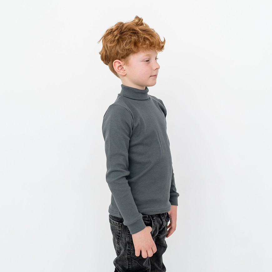 Водолазка для хлопчика сіра 00003508, 86-92 см, 2 роки