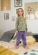 Пижама для девочки с авокадо интерлок 00001971, 86-92 см, 2 года