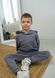 Костюм дитячий спортивний худі і штані сірий 00001618, 110-116 см, 5 років
