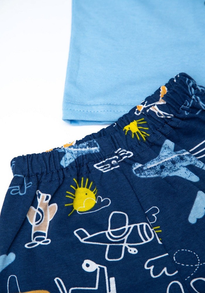 Комплект для мальчика на лето футболка и шорты 00001099, 86-92 см, 2 года