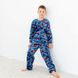 Піжама для хлопчика тепла вельсофт з павуком 00003039, 86-92 см, 2 роки