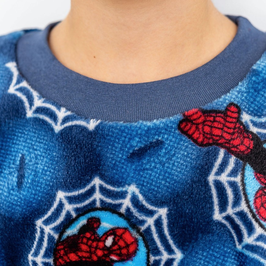 Піжама для хлопчика тепла вельсофт з павуком 00003039, 110-116 см, 5 років