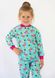 Пижама для девочки теплая с начесом 00000306, 74-80 см, 1 год