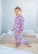 Пижама для девочки с начесом 00003004, 134-140 см, 8-9 лет