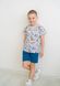 Комплект для хлопчика на літо футболка і шорти 00002237, 86-92 см, 2 роки