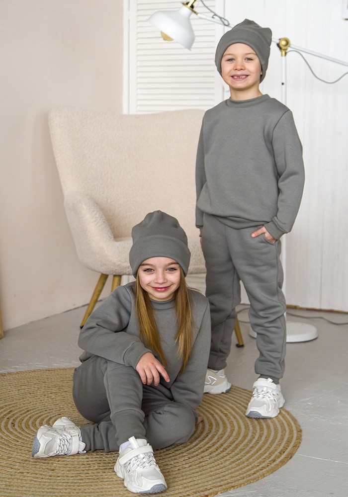 Костюм дитячий кофта і штани трьохнитка з начосом 00003246, 110-116 см, 5 років