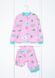Пижама для девочки теплая с начесом 00001048, 128-134
