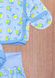 Комплект для новонародженого хлопчика кулір блакитний 00002443, 50-56 см, 0-1 місяць