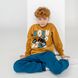 Пижама для мальчика теплая с начесом 00003257, 98-104 см, 3-4 года