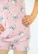 Пижама для девочки майка и шорты 00000156, 98-104 см, 3-4 года