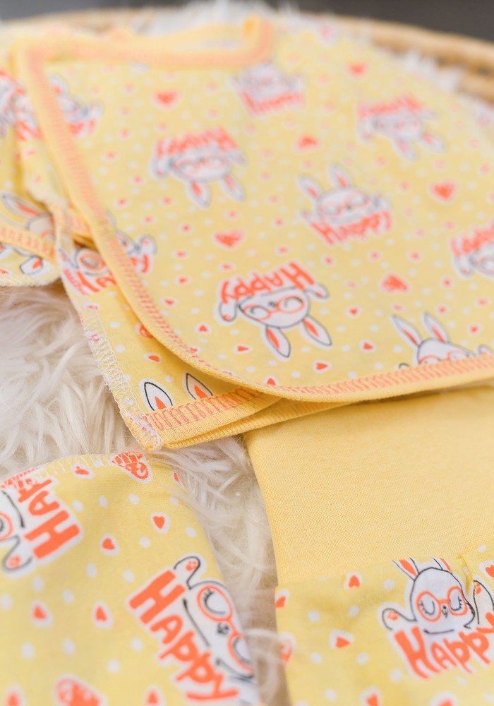 Комплект для новонародженого сорочка, повзунки і чепчик 00002014, 50-56 см, 0-1 місяць