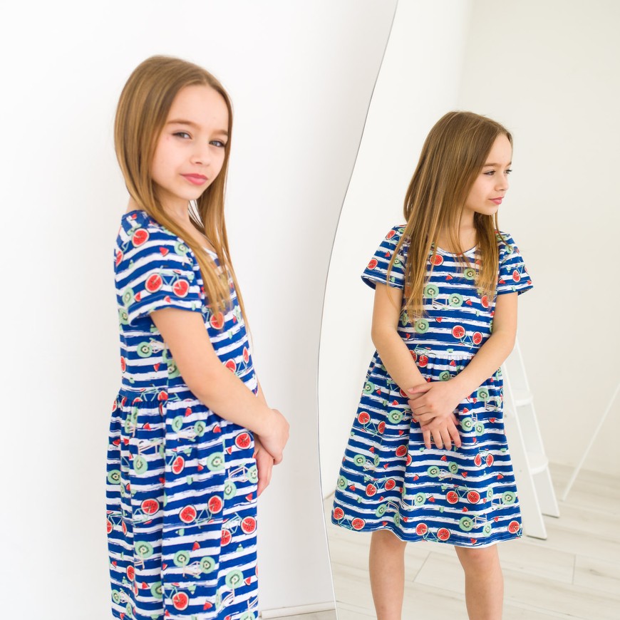 Плаття для дівчинки з коротким рукавом 00002881, 86-92 см, 2 роки