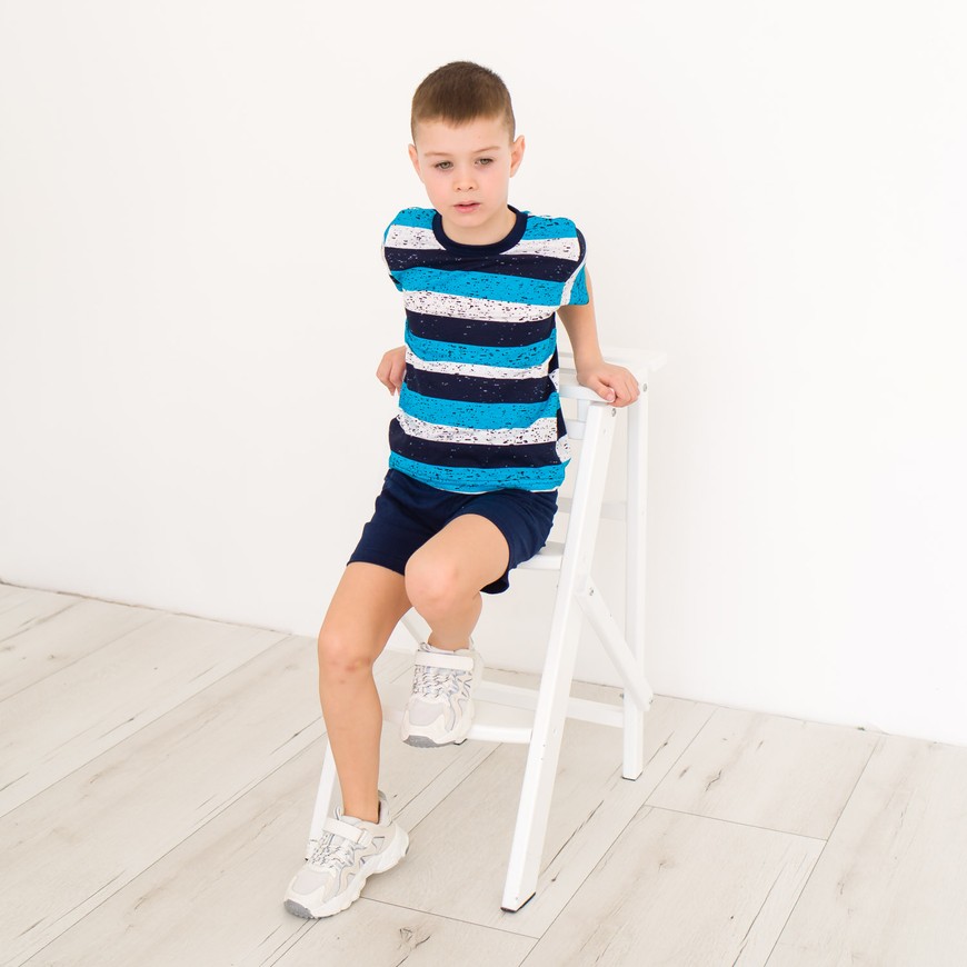 Комплект для хлопчика на літо футболка і шорти 00002855, 86-92 см, 2 роки