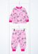 Пижама для девочки теплая с начесом 00001046, 74-80