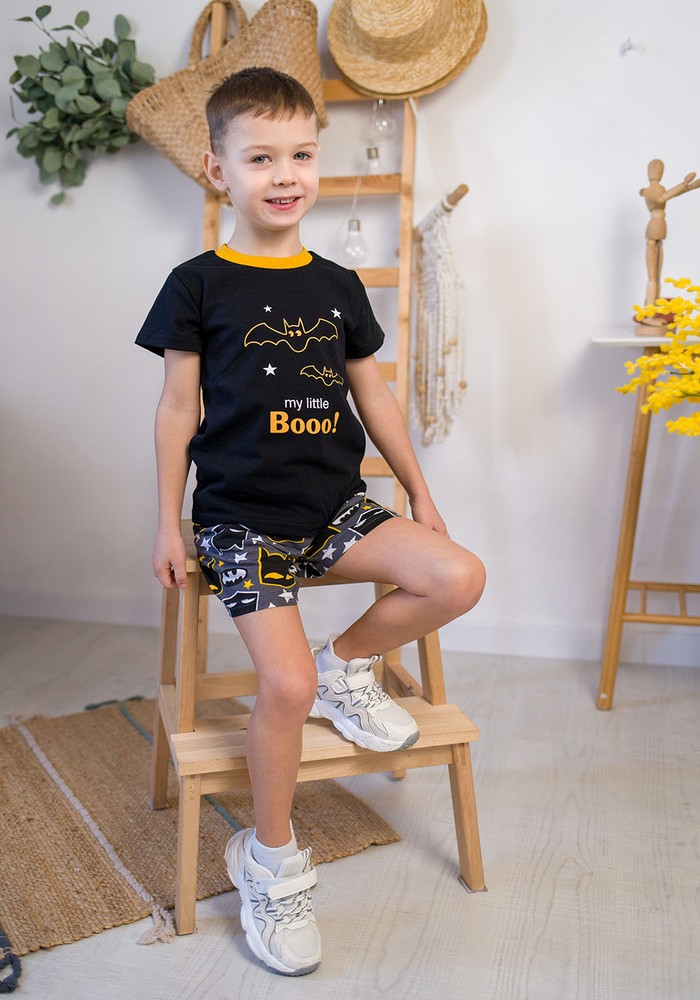 Комплект для хлопчика на літо футболка і шорти 00001101, 122-128 см, 6-7 років